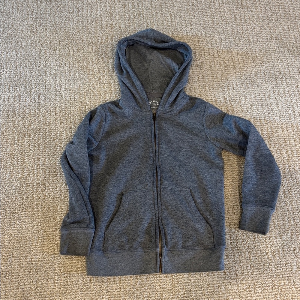 Primary Heather Gray Zip Hoodie